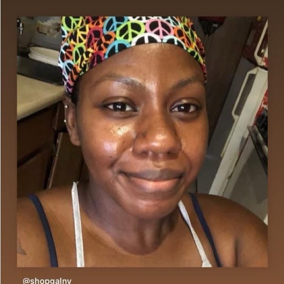 Swifties colorful 70’s style head scarf hand made USA cotton festivals concert - Picture 6 of 6